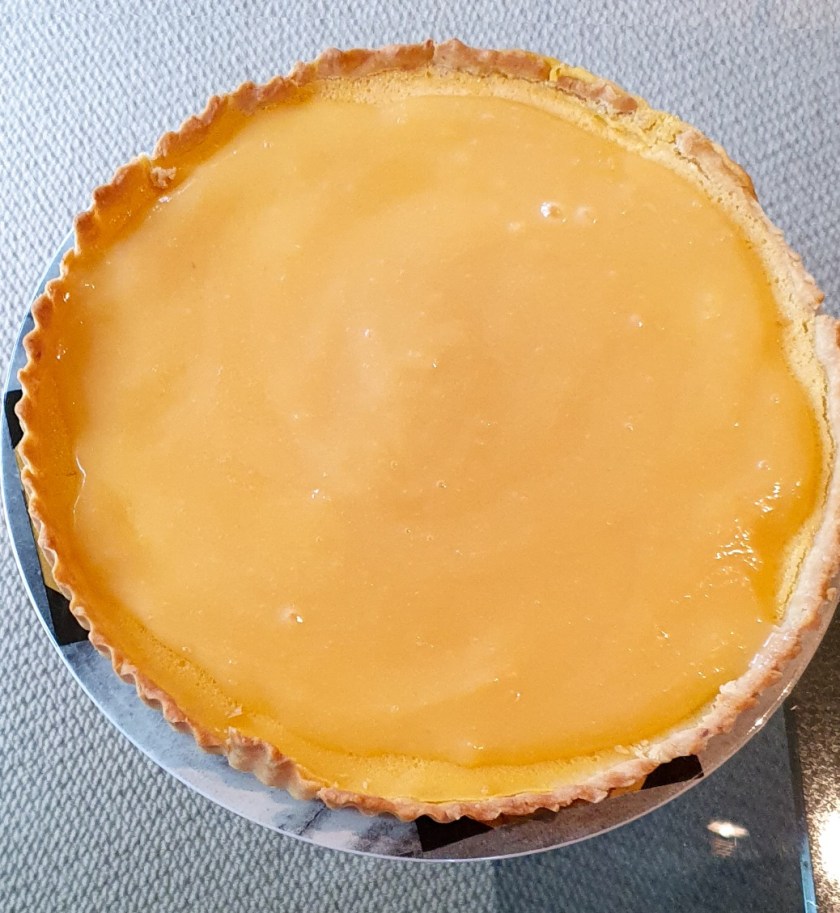 Rich and creamy lemon tart
