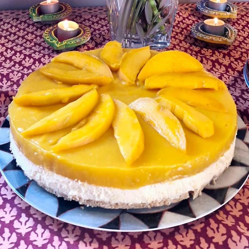Easy Lemon, Mango and Coconut Cheesecake – Light and Refreshing&nbsp;Dessert